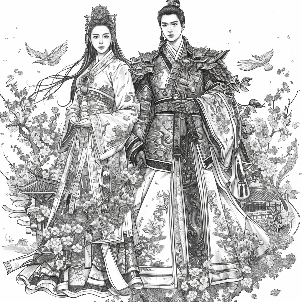 Imperial Lovers in a Blossom Kingdom