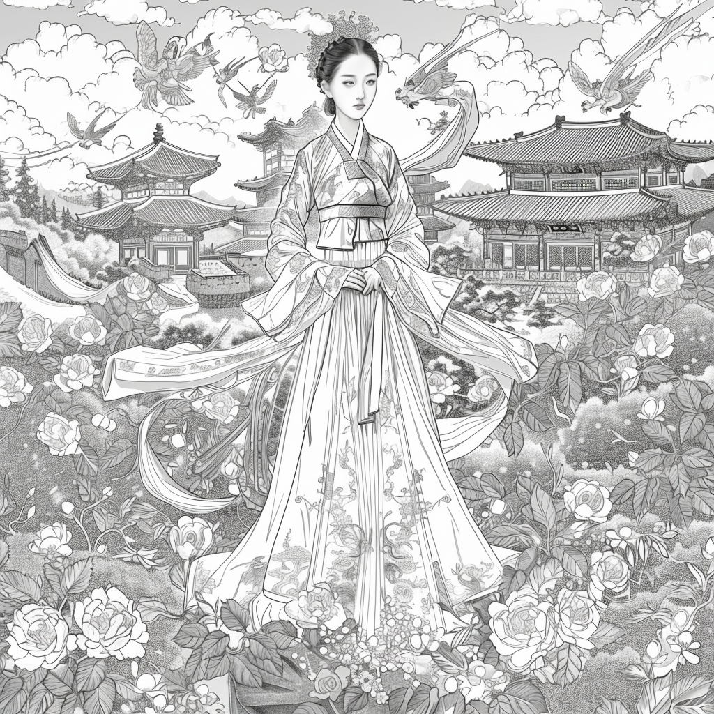 The Crimson Court – Portrait of the Royal Blossom