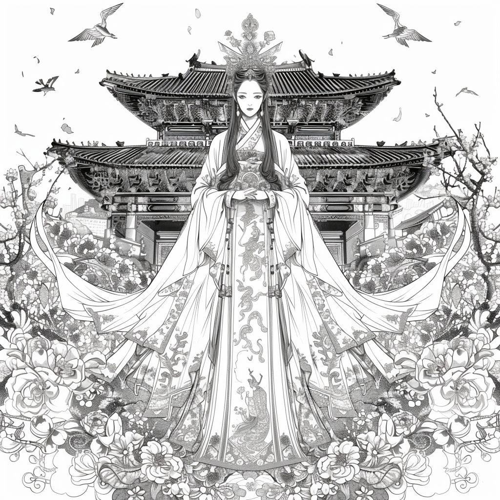The Crimson Court – Portrait of the Royal Blossom