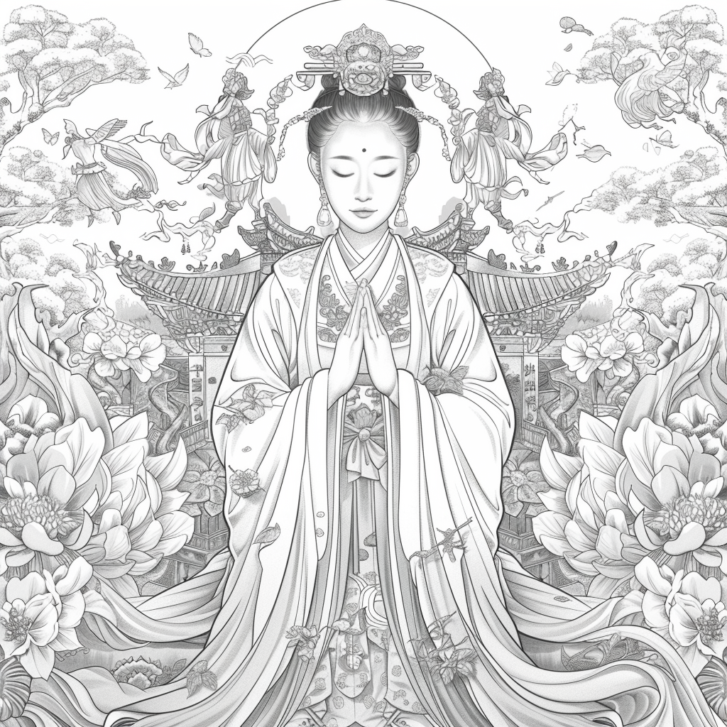 Golden Elegance – The Peony Empress
