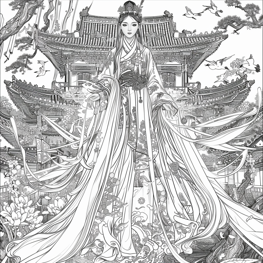 The Crimson Court – Portrait of the Royal Blossom