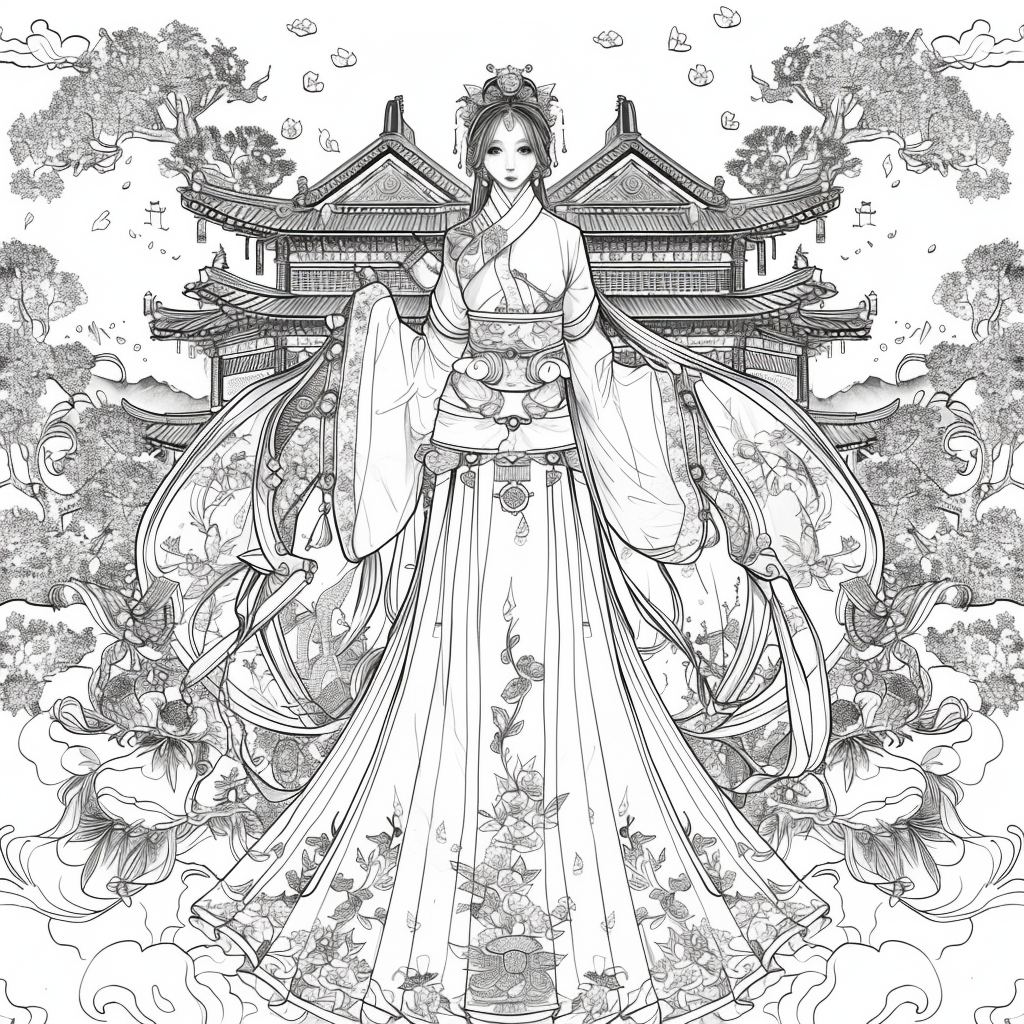The Crimson Court – Portrait of the Royal Blossom