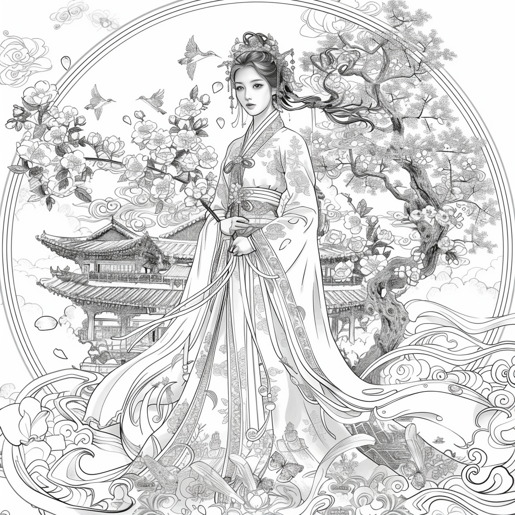 Whispers of Petals – The Dreaming Hanbok Girl