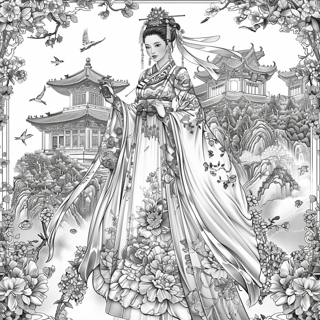 The Radiant Empress of Blossoms