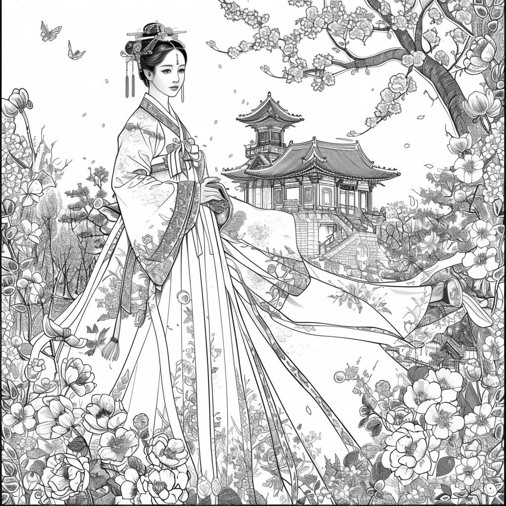 The Radiant Empress of Blossoms