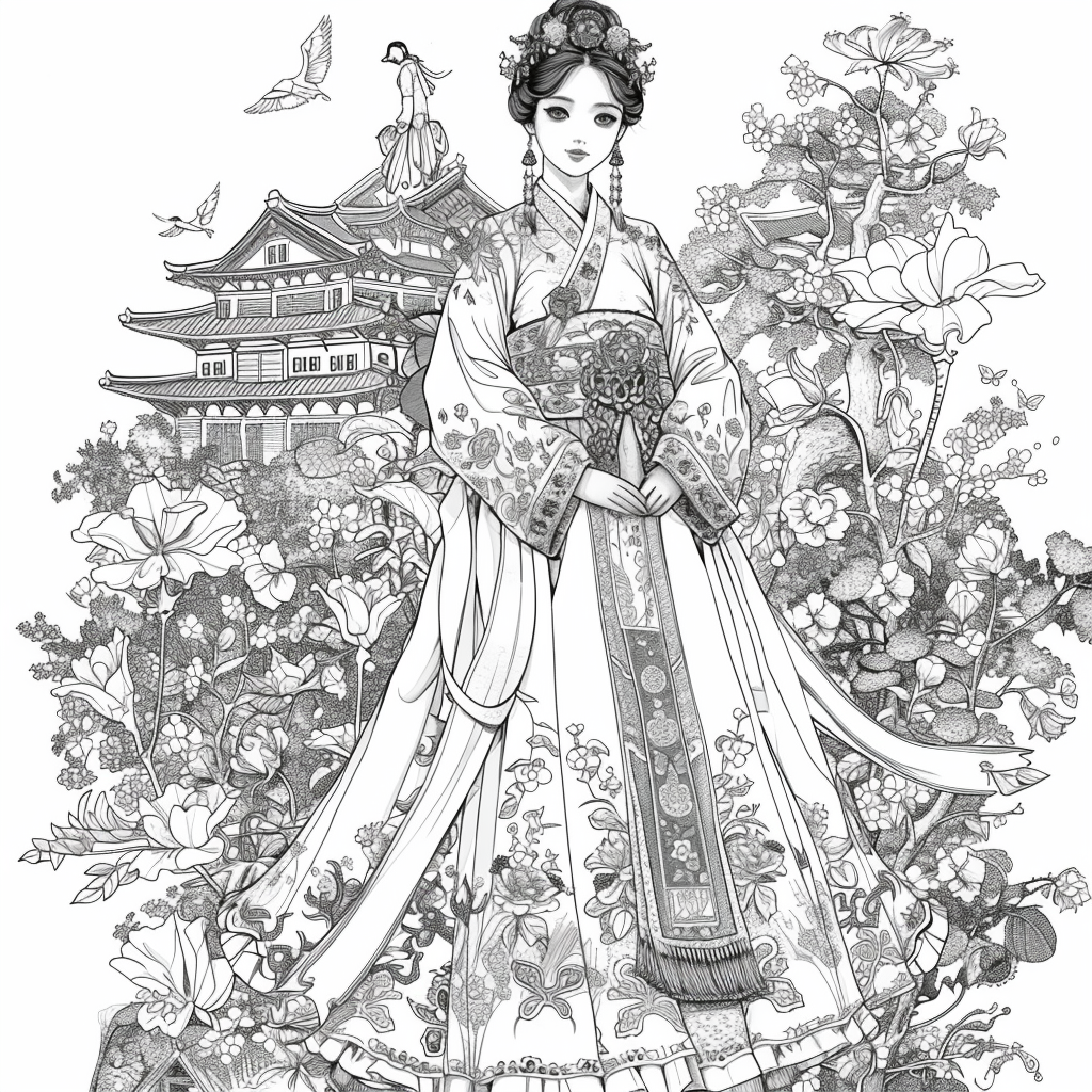 The Radiant Empress of Blossoms