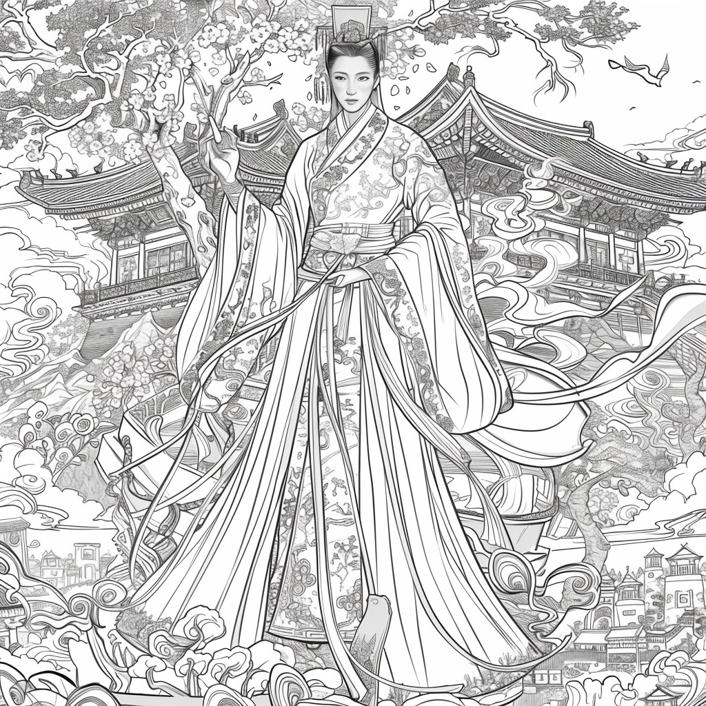 The Radiant Empress of Blossoms