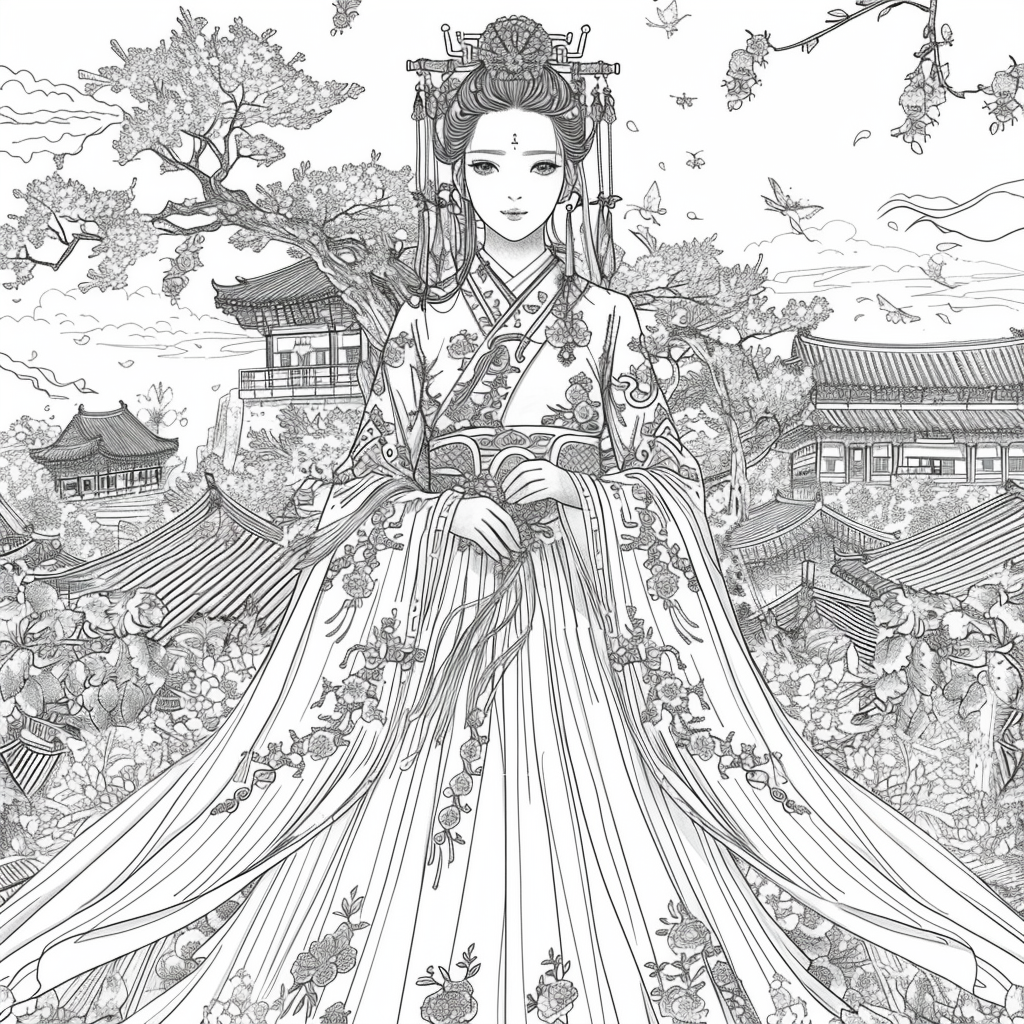 The Radiant Empress of Blossoms
