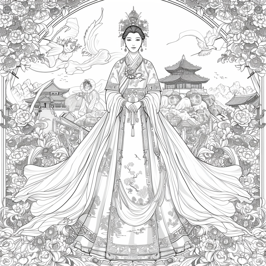 The Radiant Empress of Blossoms
