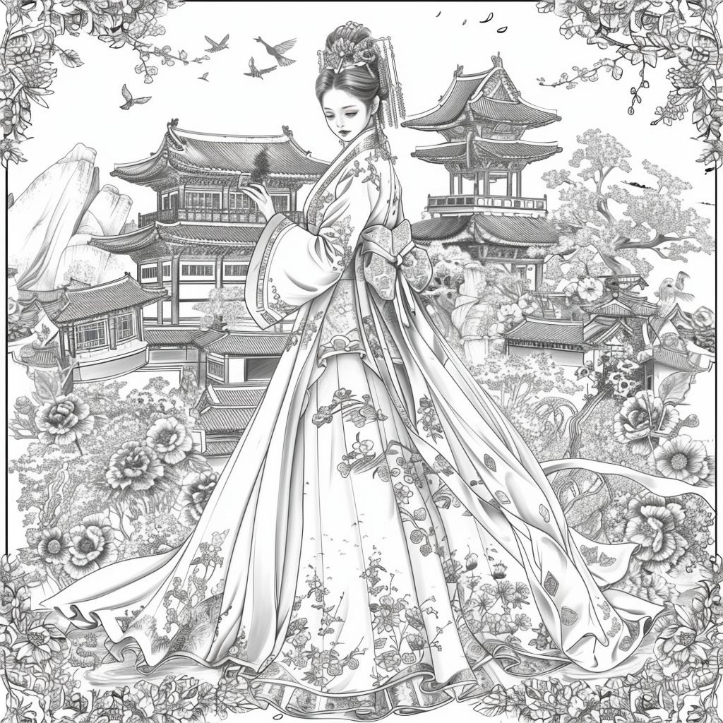 The Radiant Empress of Blossoms