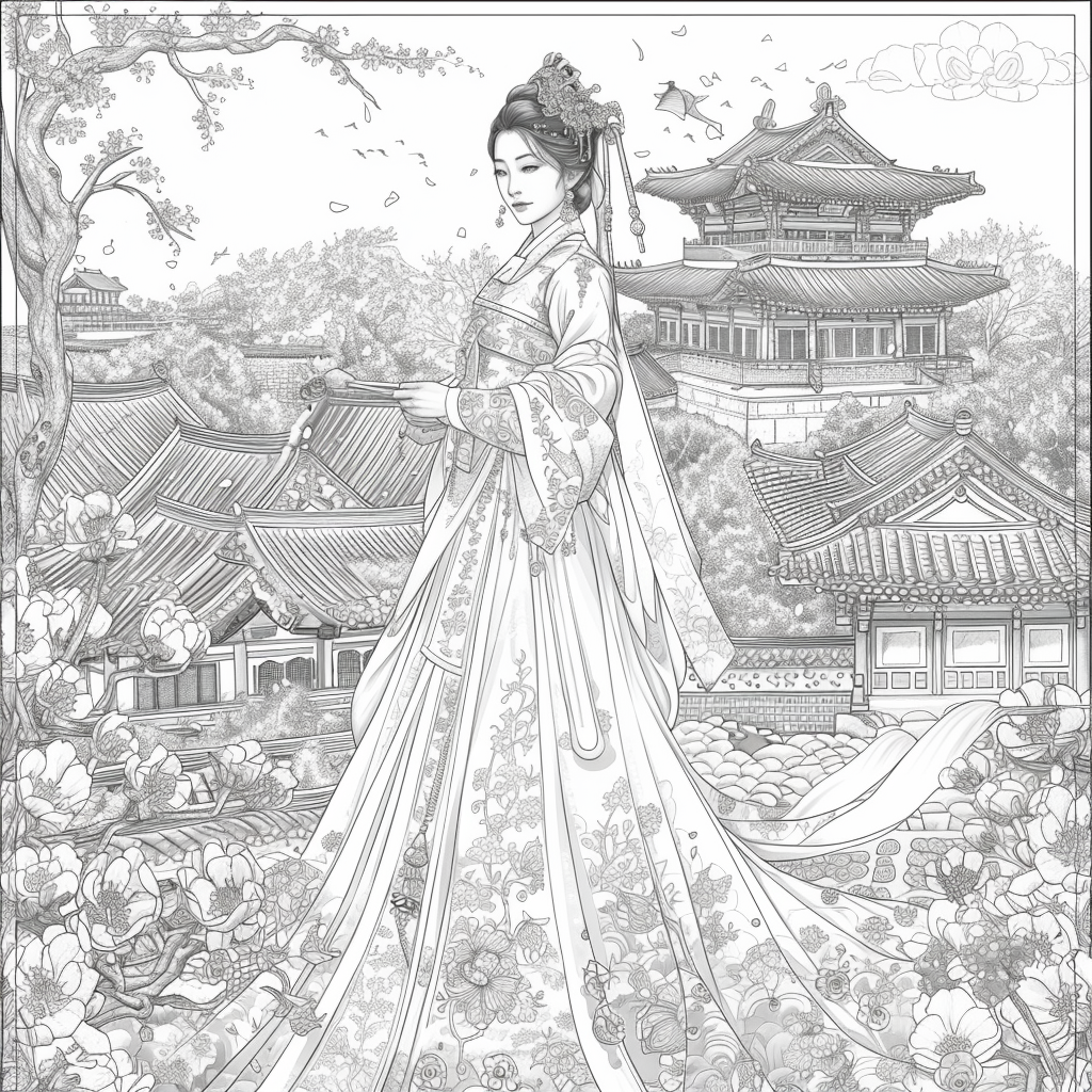 The Radiant Empress of Blossoms