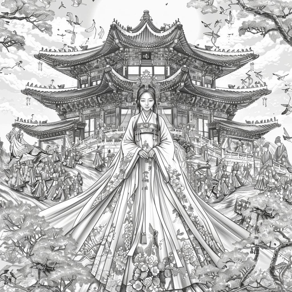 The Radiant Empress of Blossoms