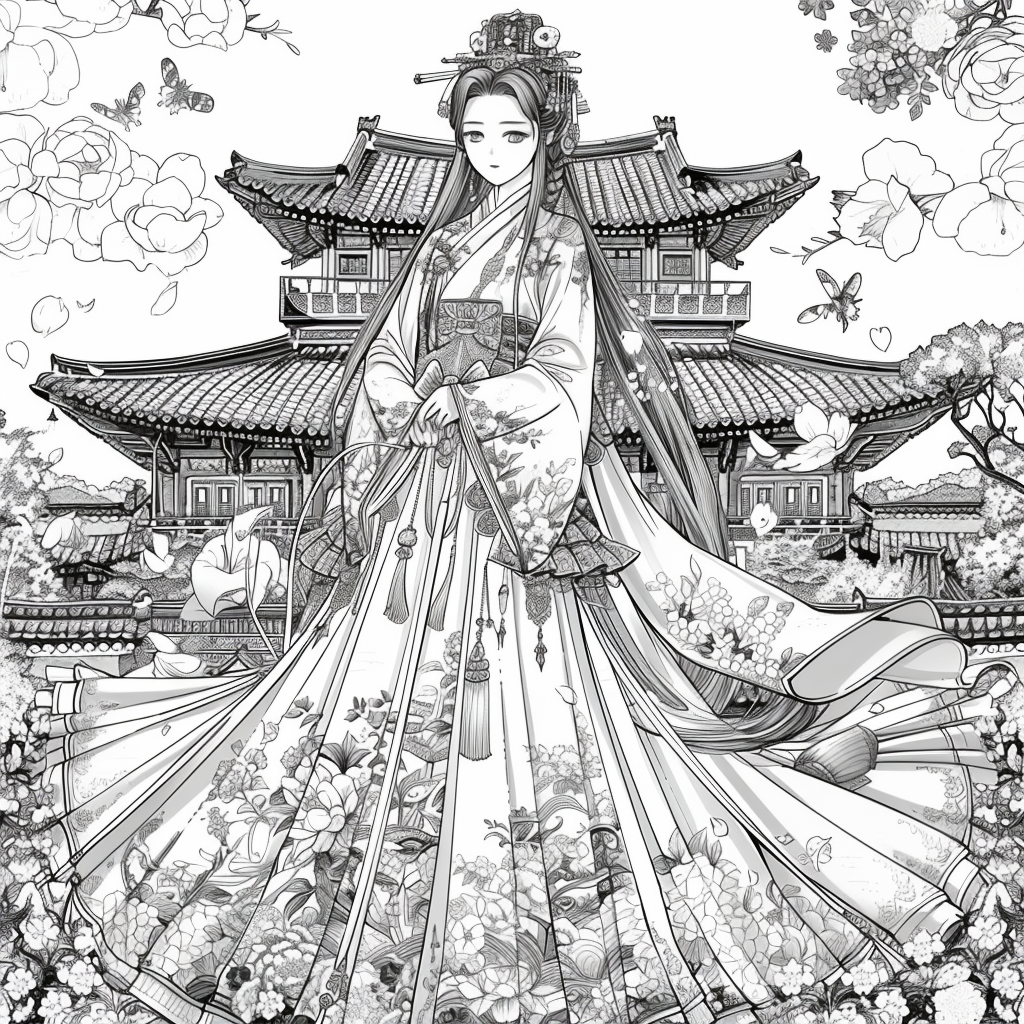 The Radiant Empress of Blossoms
