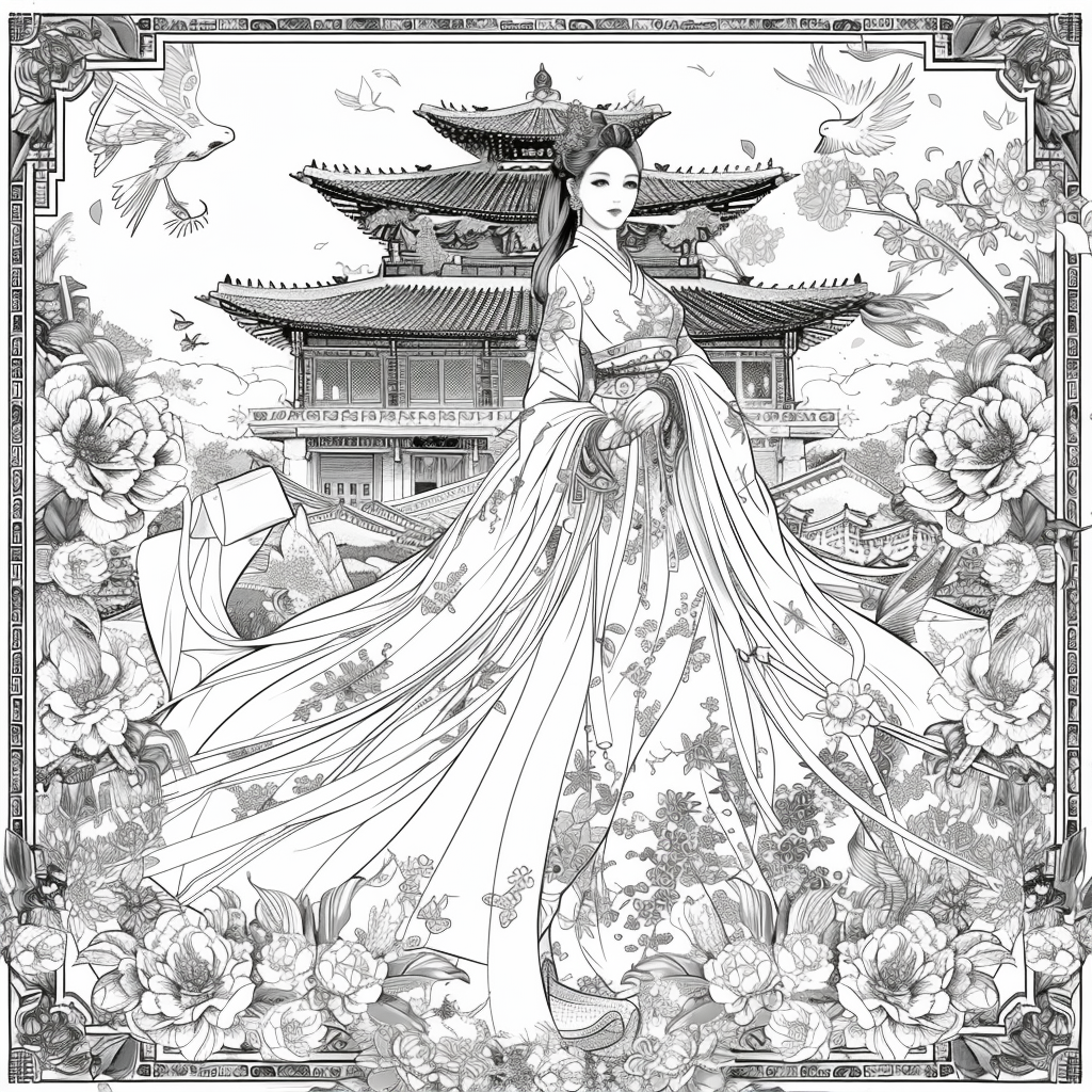 The Radiant Empress of Blossoms