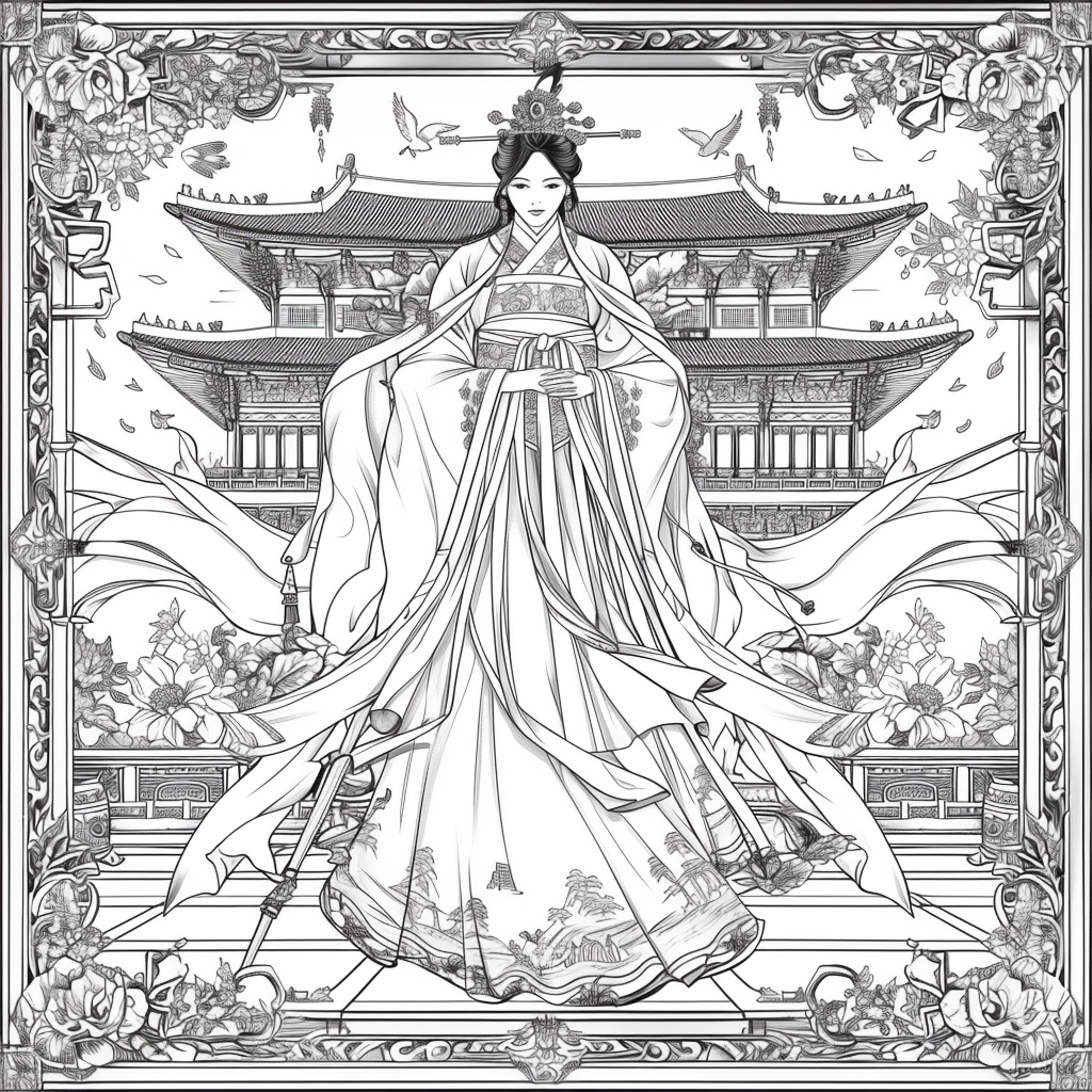 The Radiant Empress of Blossoms