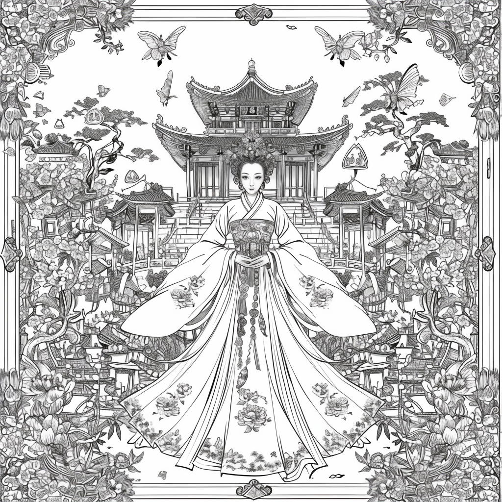 The Radiant Empress of Blossoms