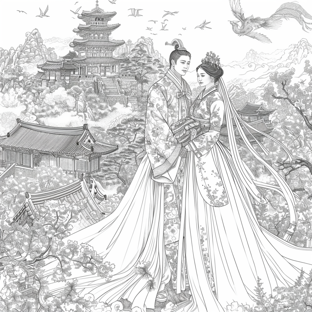 Imperial Lovers in a Blossom Kingdom
