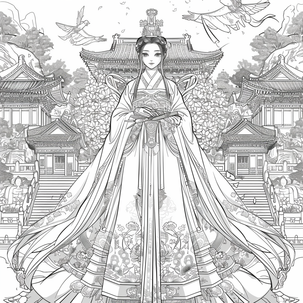 Whispers of Autumn: The Flowing Empress