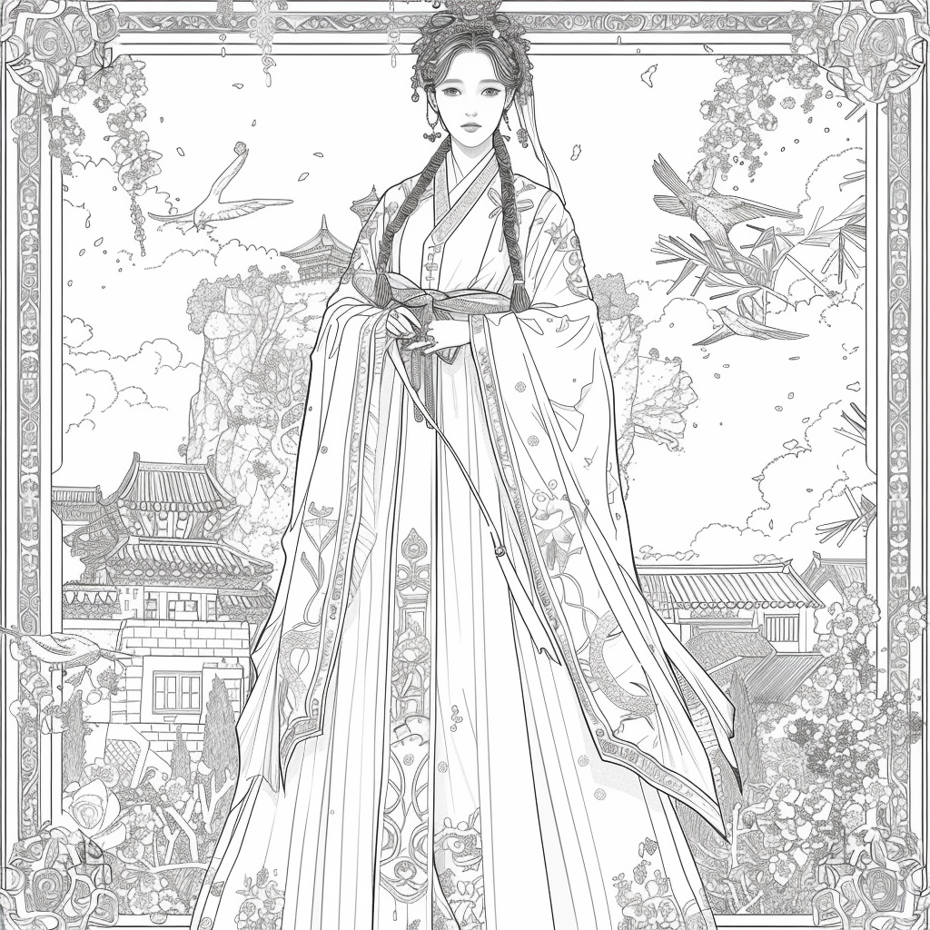 Whispers of Autumn: The Flowing Empress