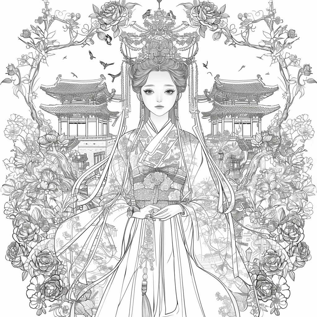 Whispers of Autumn: The Flowing Empress