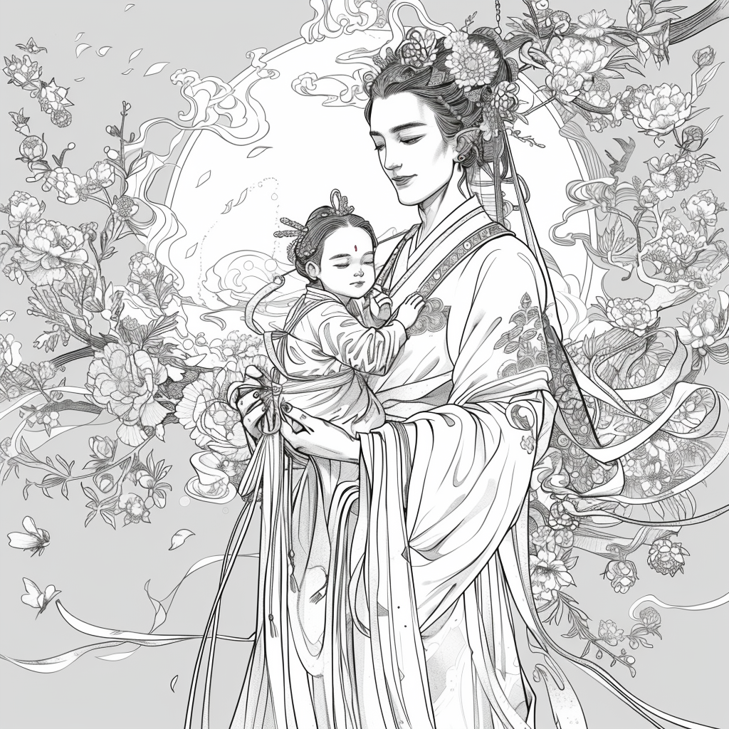 The Celestial Empress in Prayer