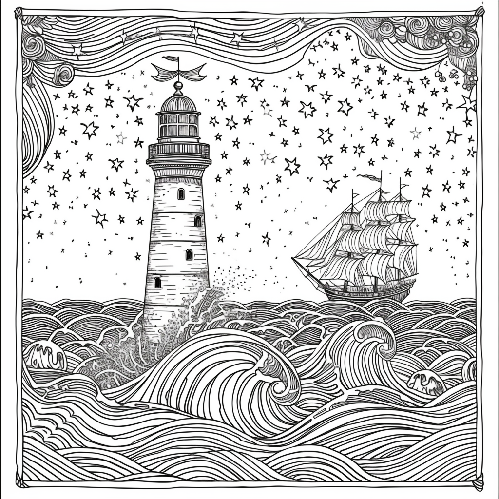 Guided by the Stars – Lighthouse of Hope on the Cosmic Sea