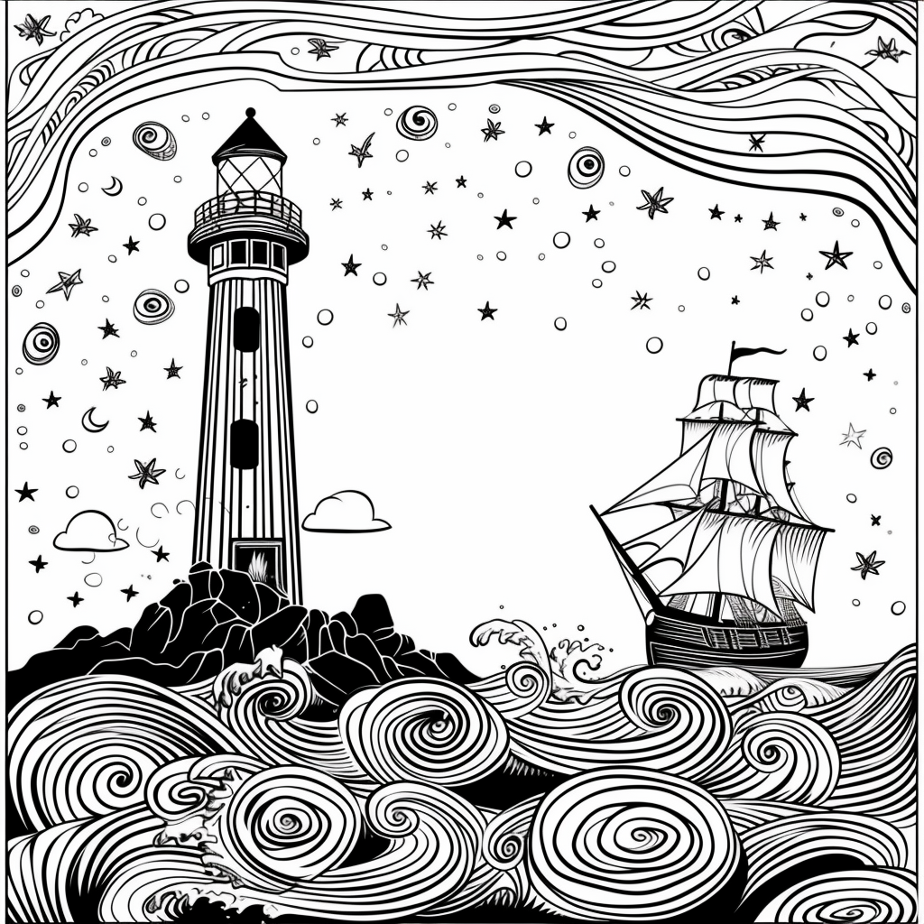 Guided by the Stars – Lighthouse of Hope on the Cosmic Sea