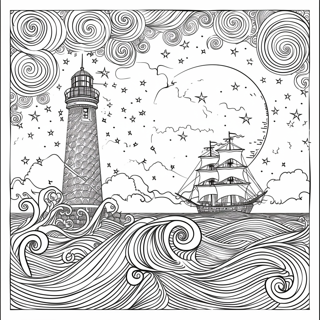 Guided by the Stars – Lighthouse of Hope on the Cosmic Sea