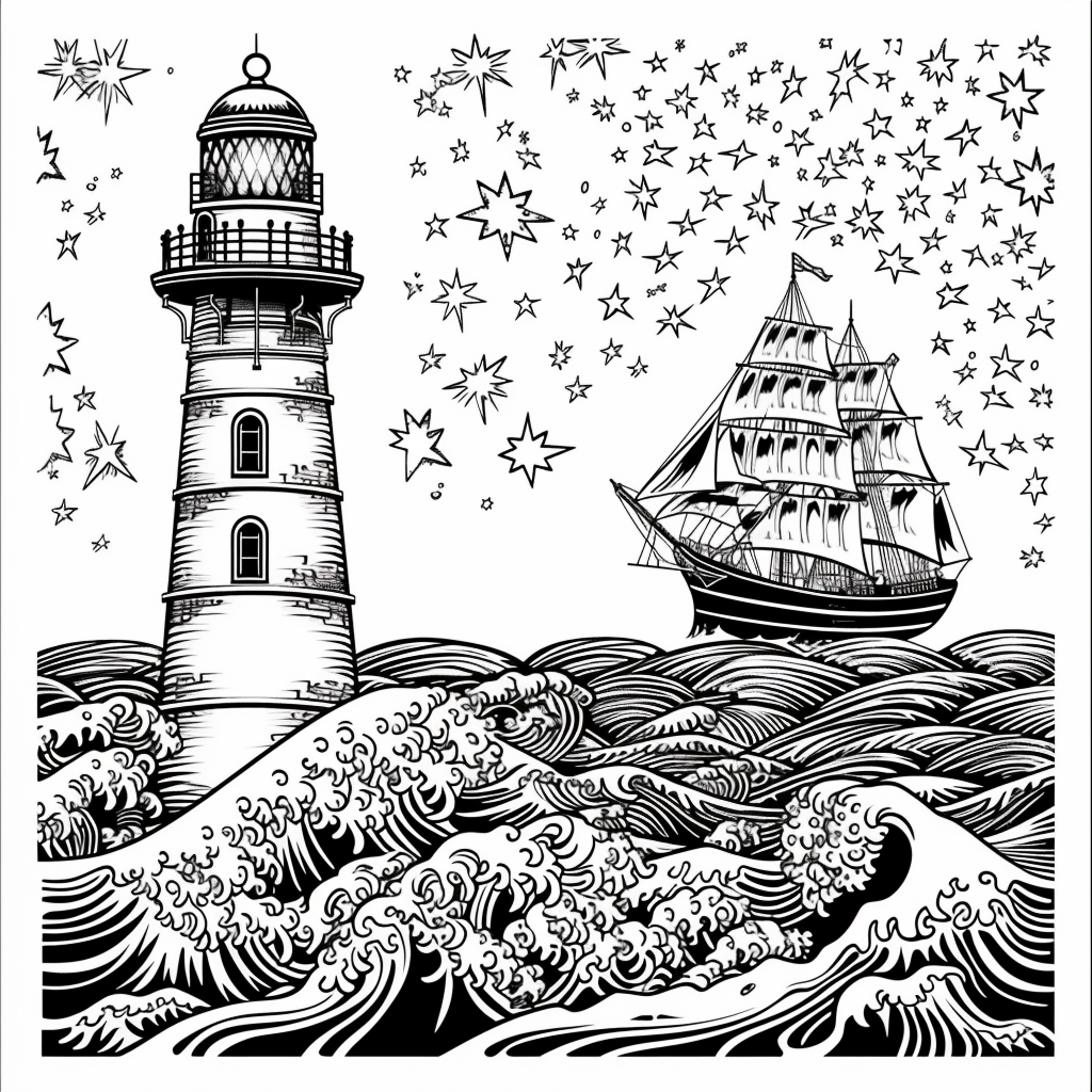 Guided by the Stars – Lighthouse of Hope on the Cosmic Sea