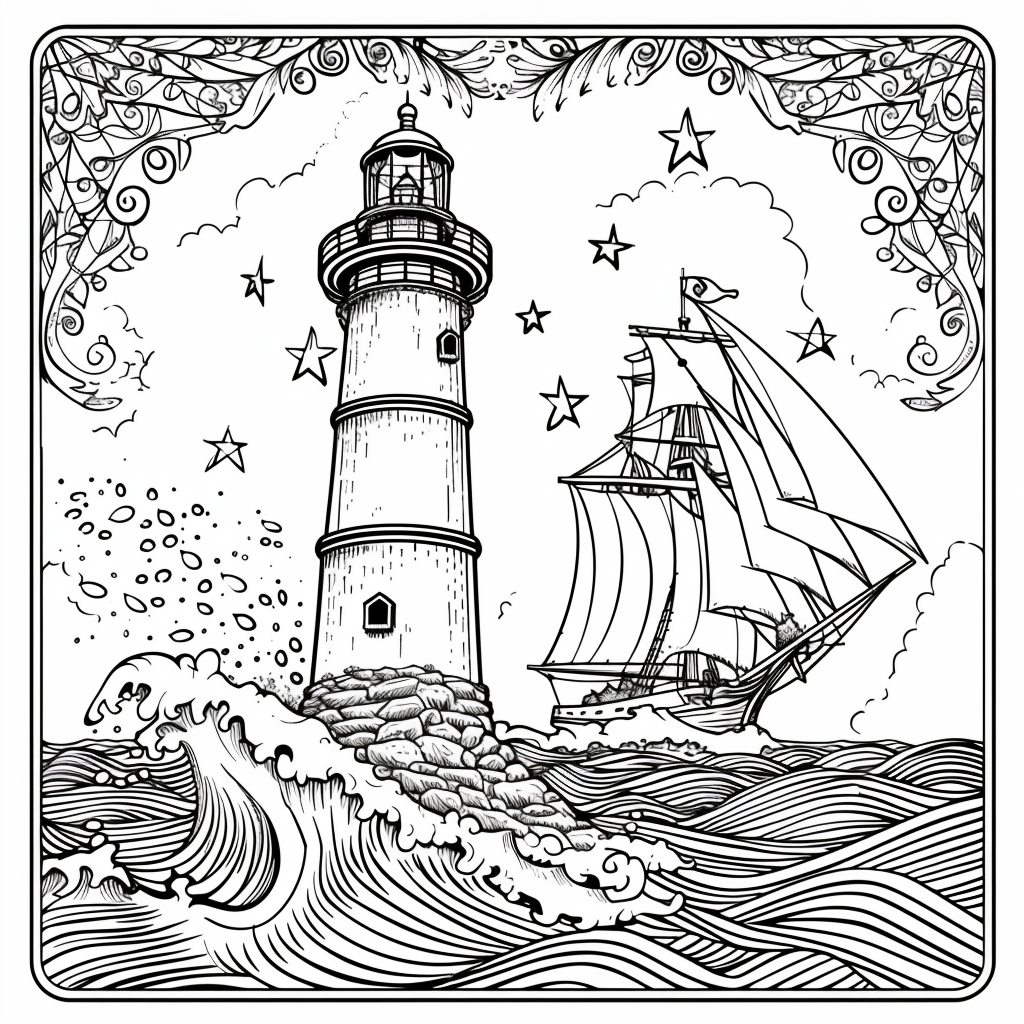 Guided by the Stars – Lighthouse of Hope on the Cosmic Sea