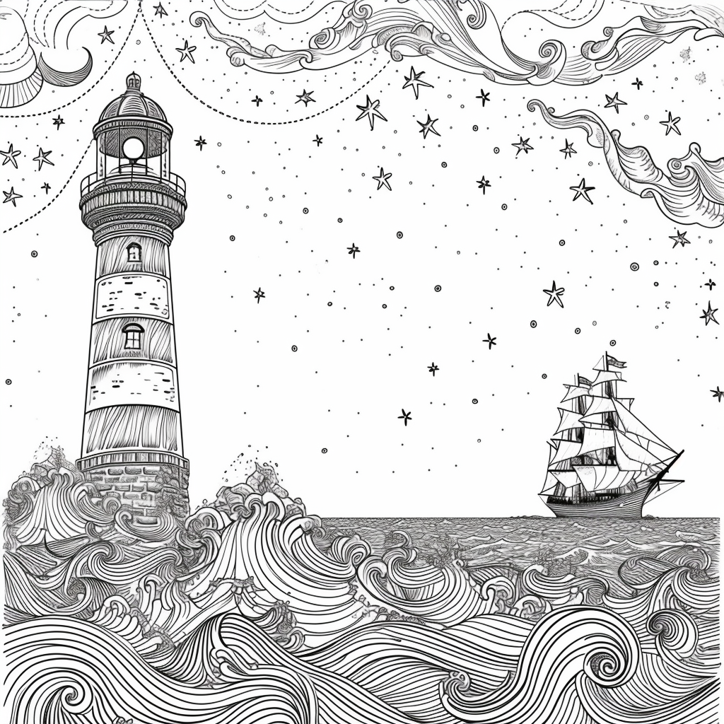 Guided by the Stars – Lighthouse of Hope on the Cosmic Sea