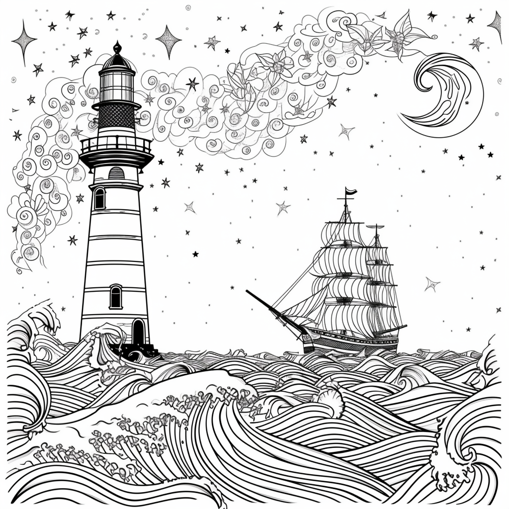 Guided by the Stars – Lighthouse of Hope on the Cosmic Sea