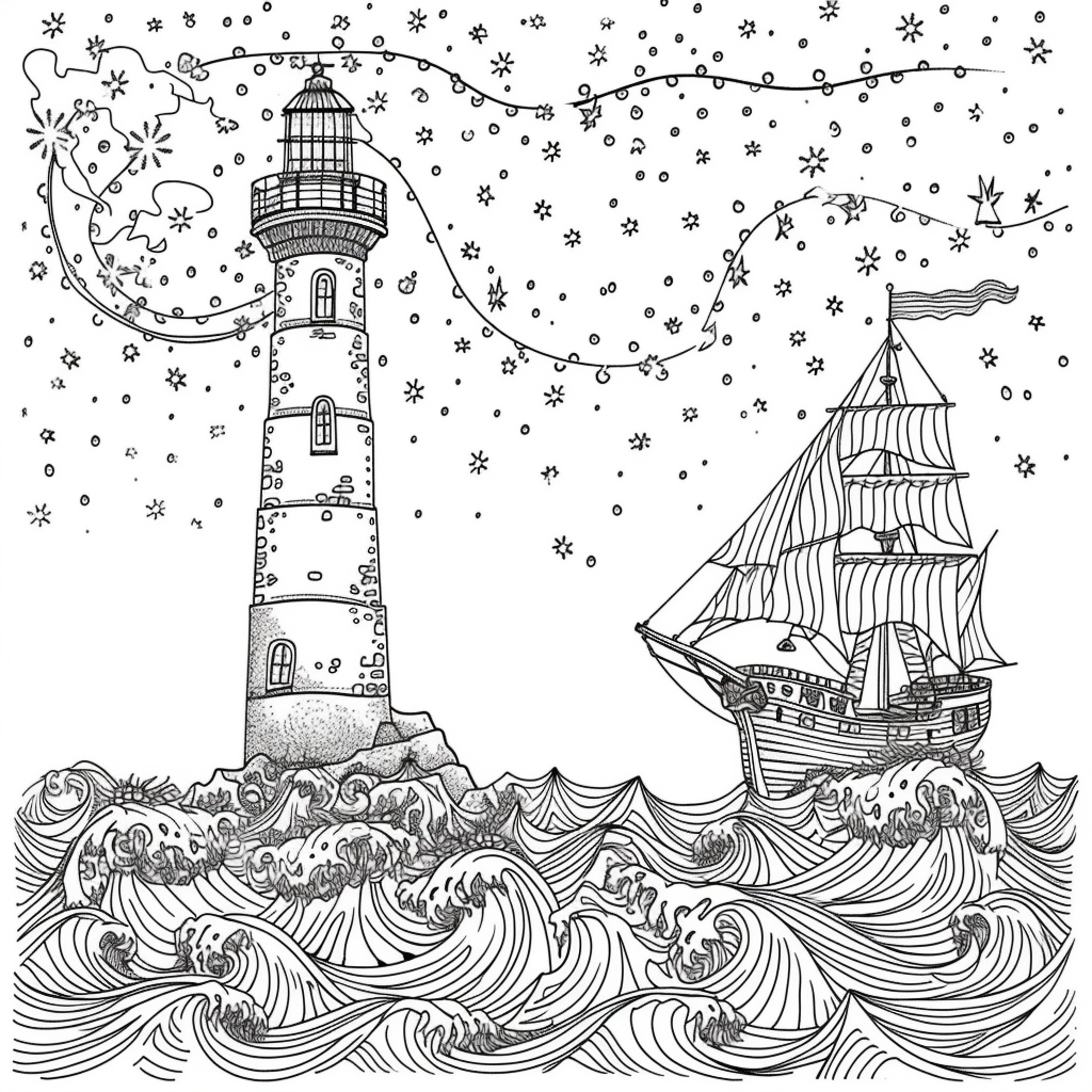 Guided by the Stars – Lighthouse of Hope on the Cosmic Sea