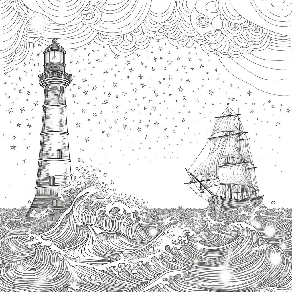 Guided by the Stars – Lighthouse of Hope on the Cosmic Sea