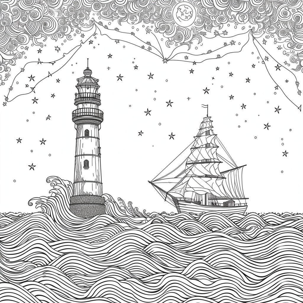 Guided by the Stars – Lighthouse of Hope on the Cosmic Sea