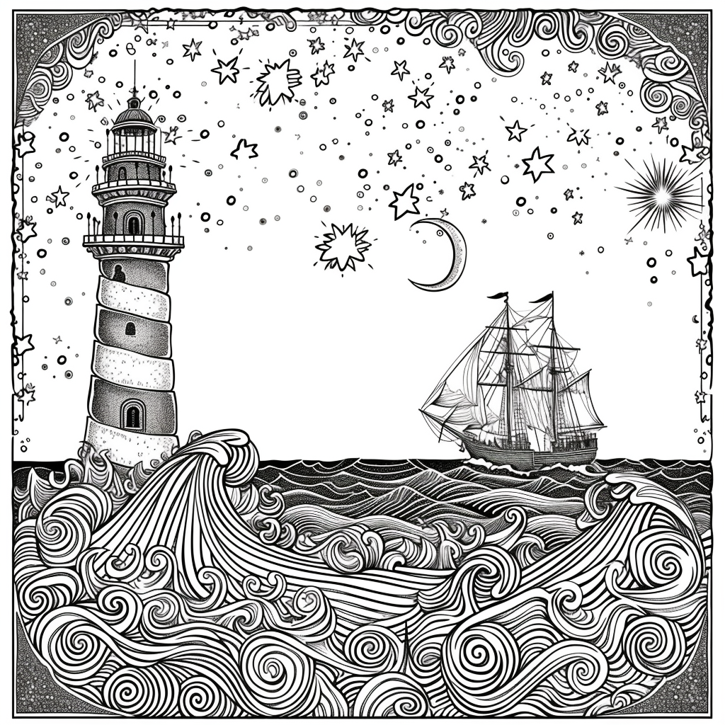 Guided by the Stars – Lighthouse of Hope on the Cosmic Sea