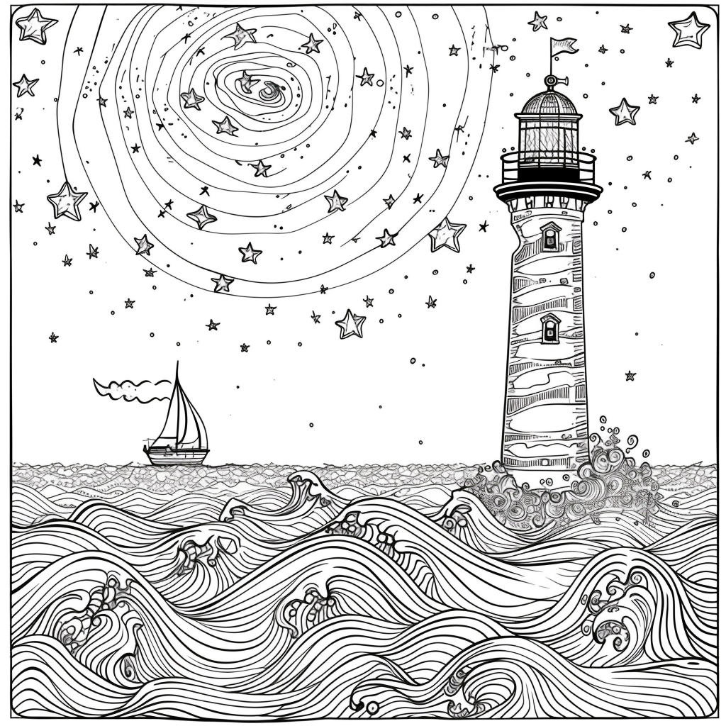 Guided by the Stars – Lighthouse of Hope on the Cosmic Sea