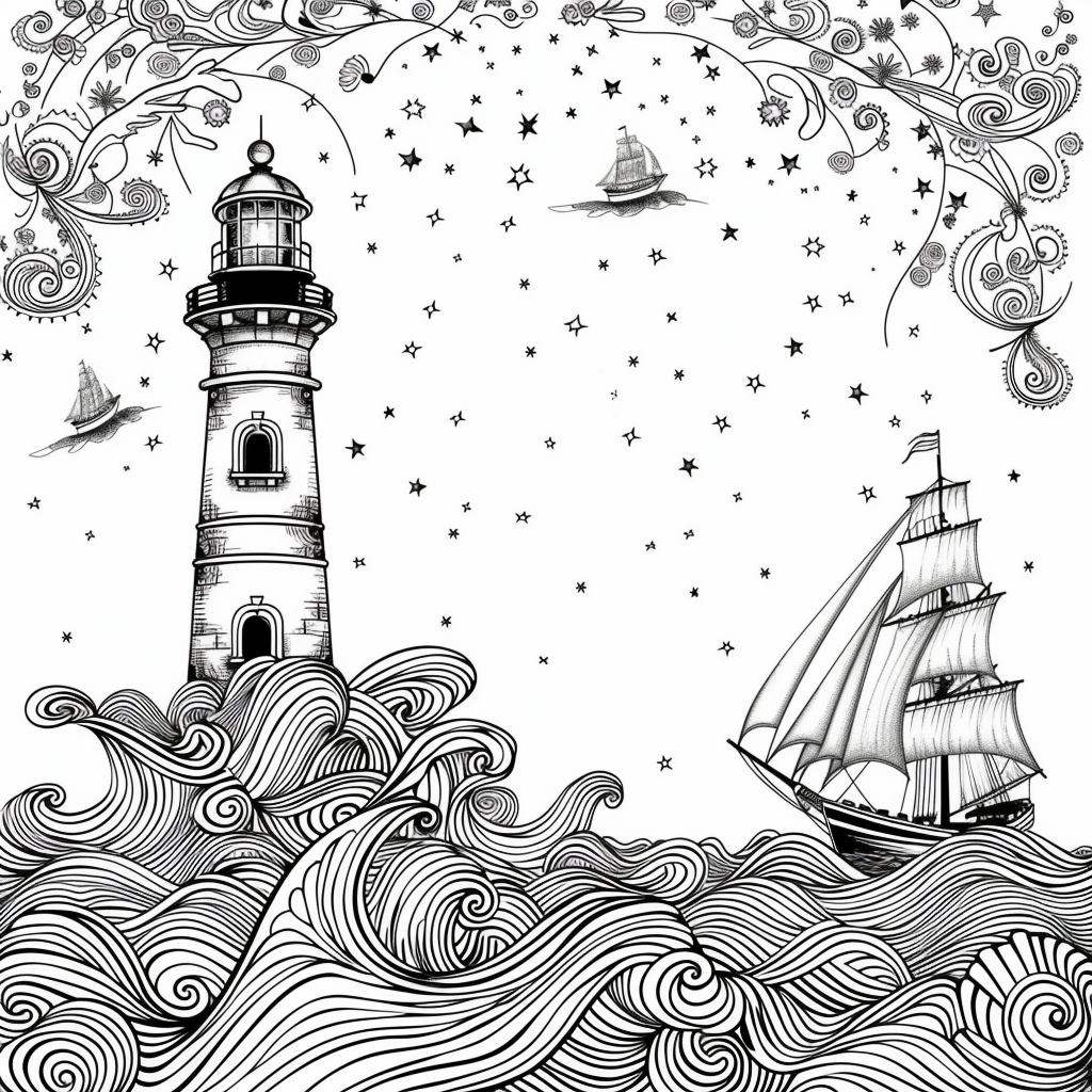 Guided by the Stars – Lighthouse of Hope on the Cosmic Sea