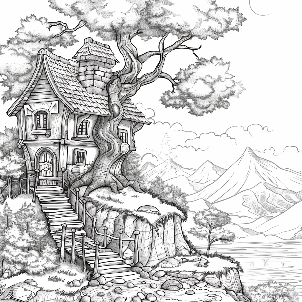 Twilight Refuge – The Treehouse Above the Clouds