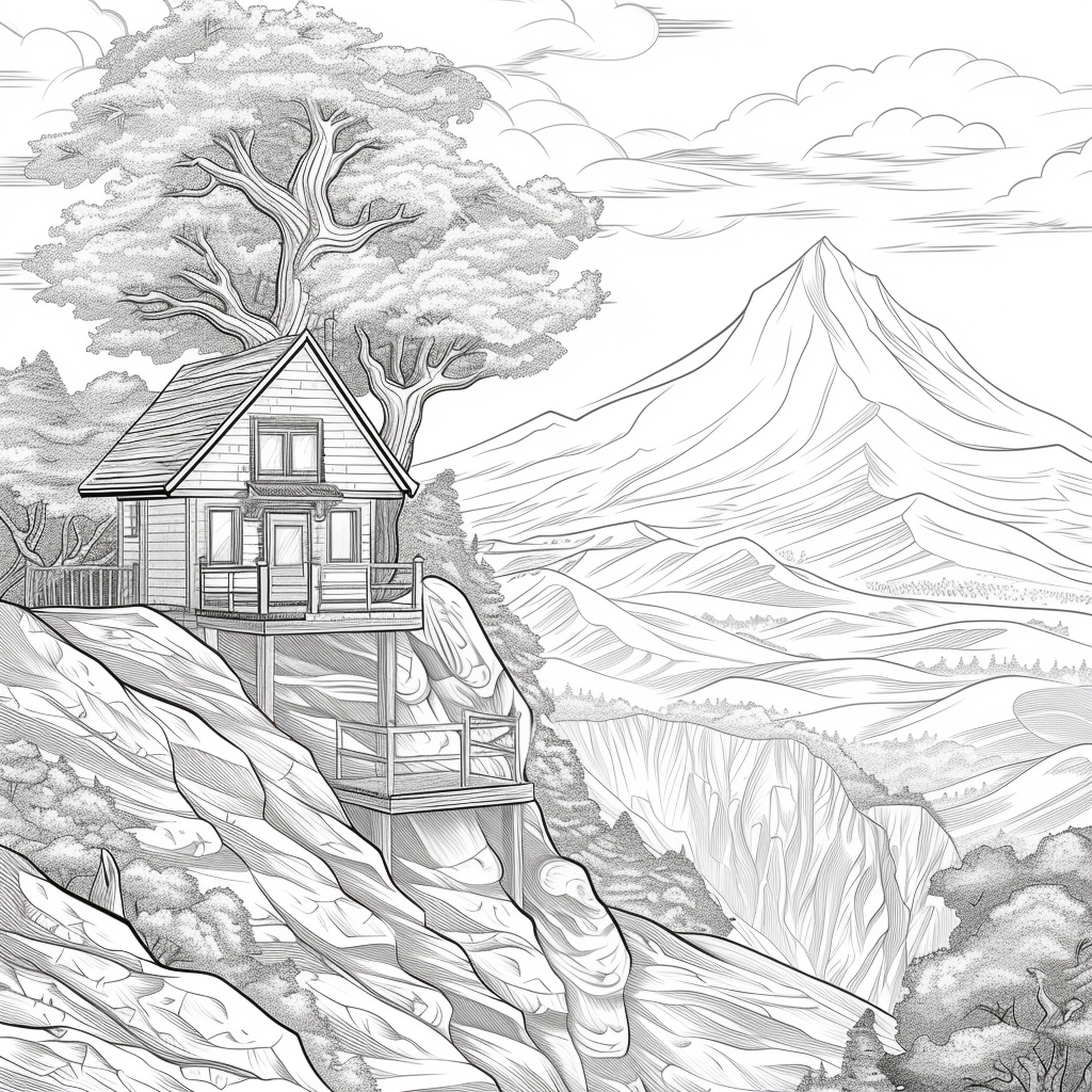 Twilight Refuge – The Treehouse Above the Clouds