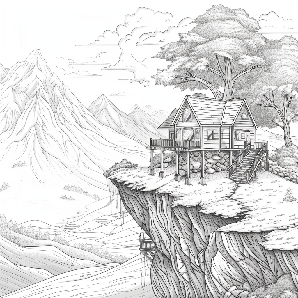 Twilight Refuge – The Treehouse Above the Clouds