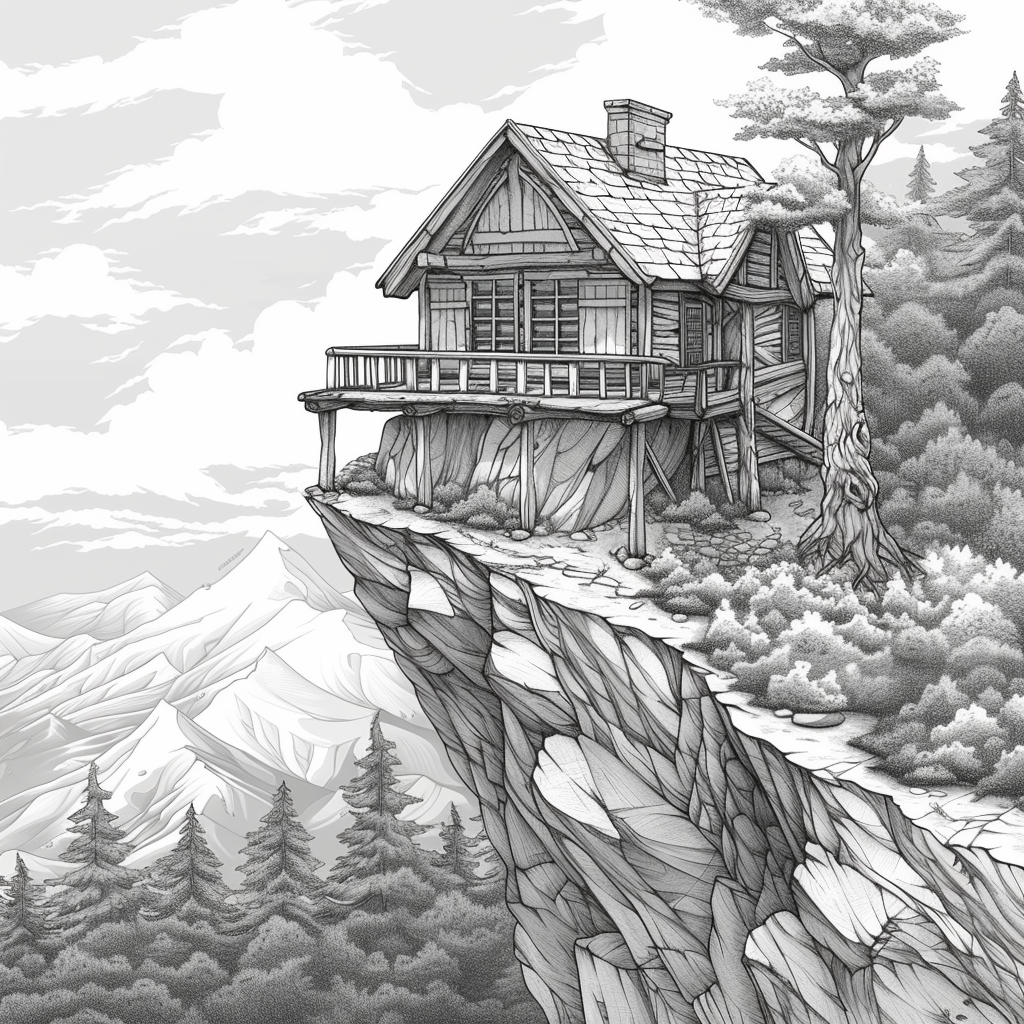 Twilight Refuge – The Treehouse Above the Clouds