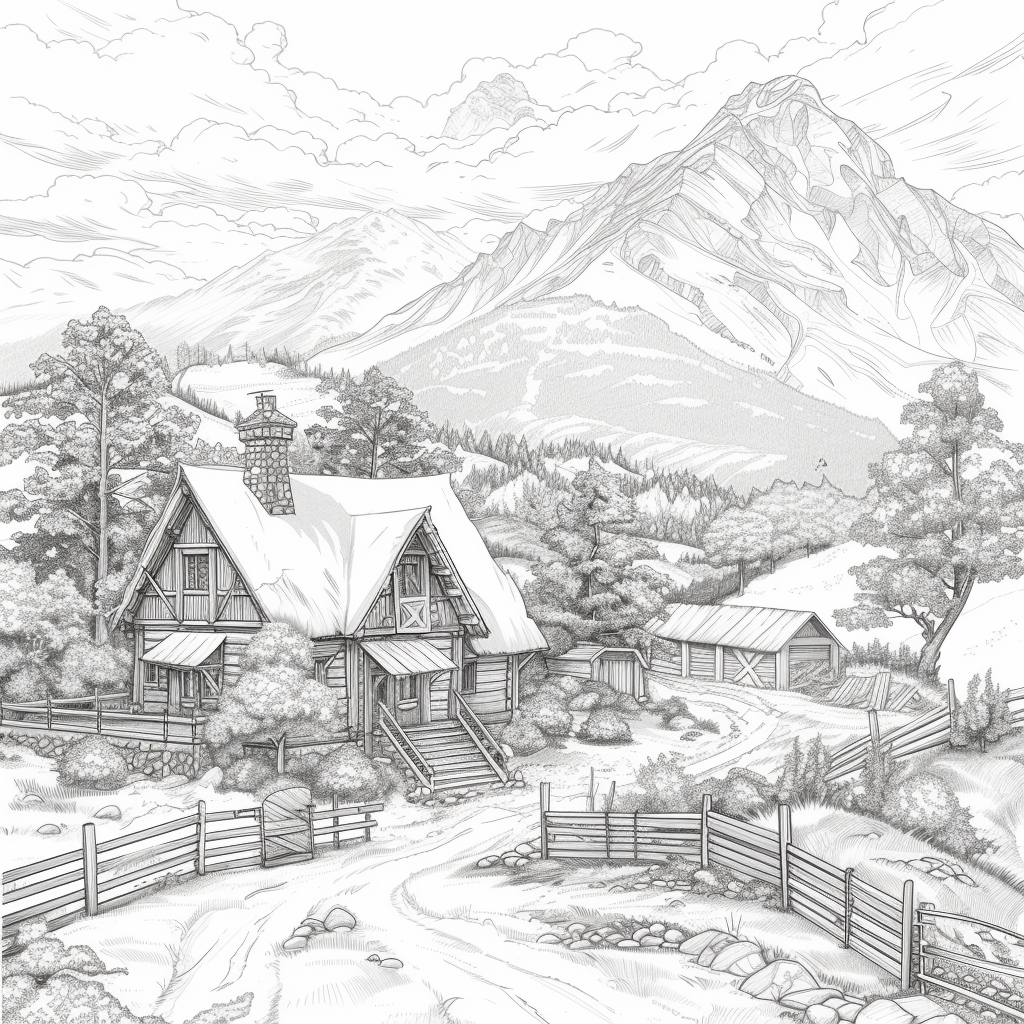 A Cozy Cottage in the Mountain Woods