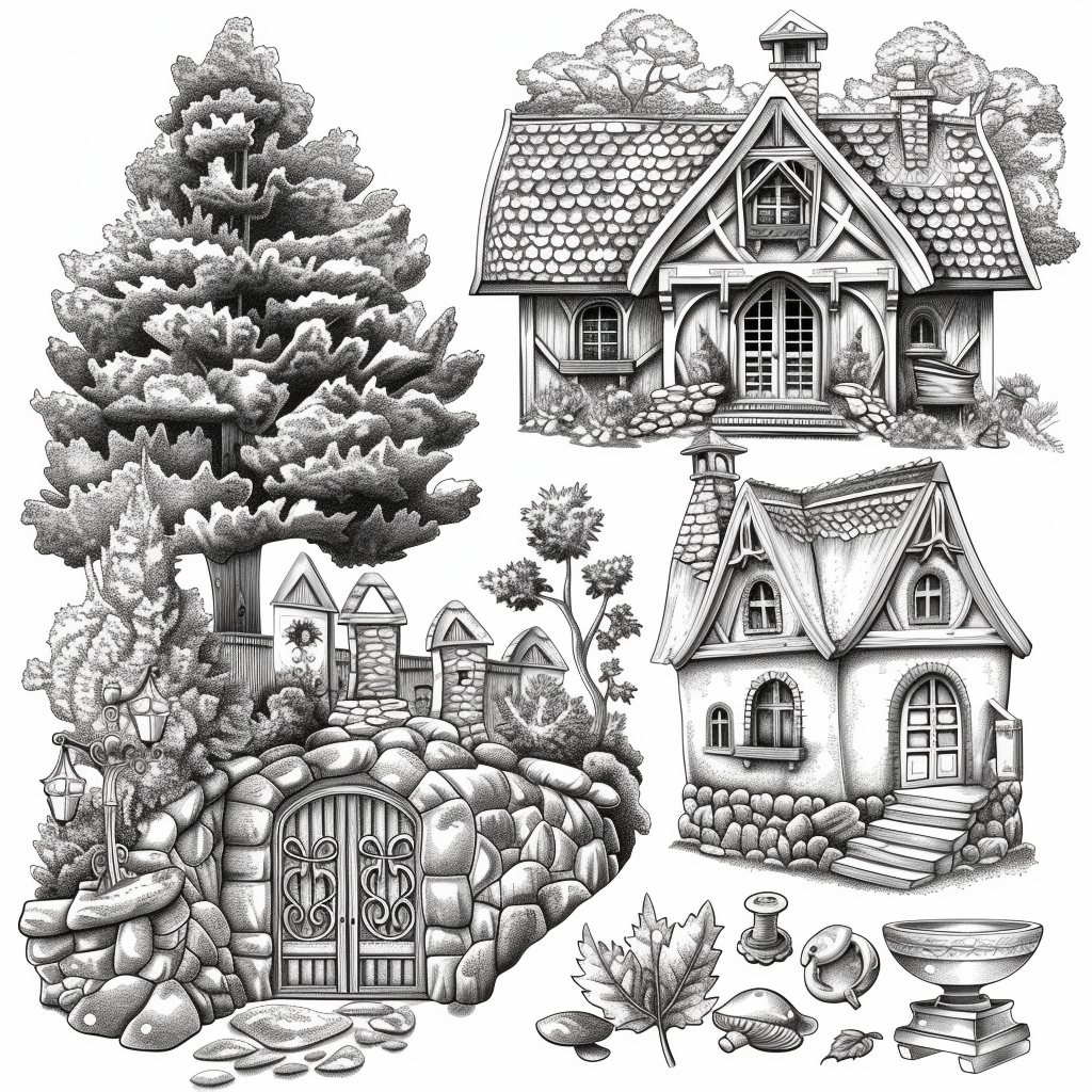 A Cozy Cottage in the Mountain Woods