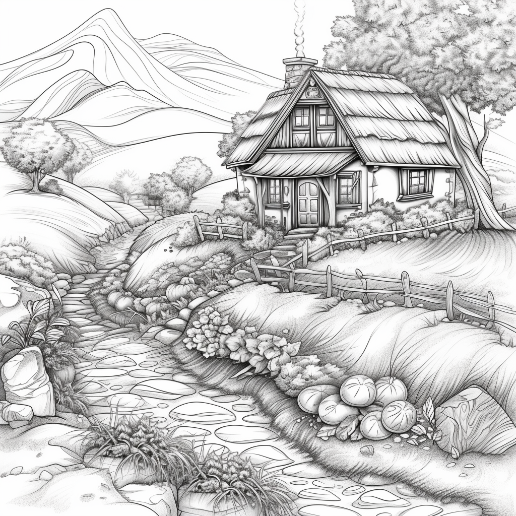 A Cozy Cottage in the Mountain Woods