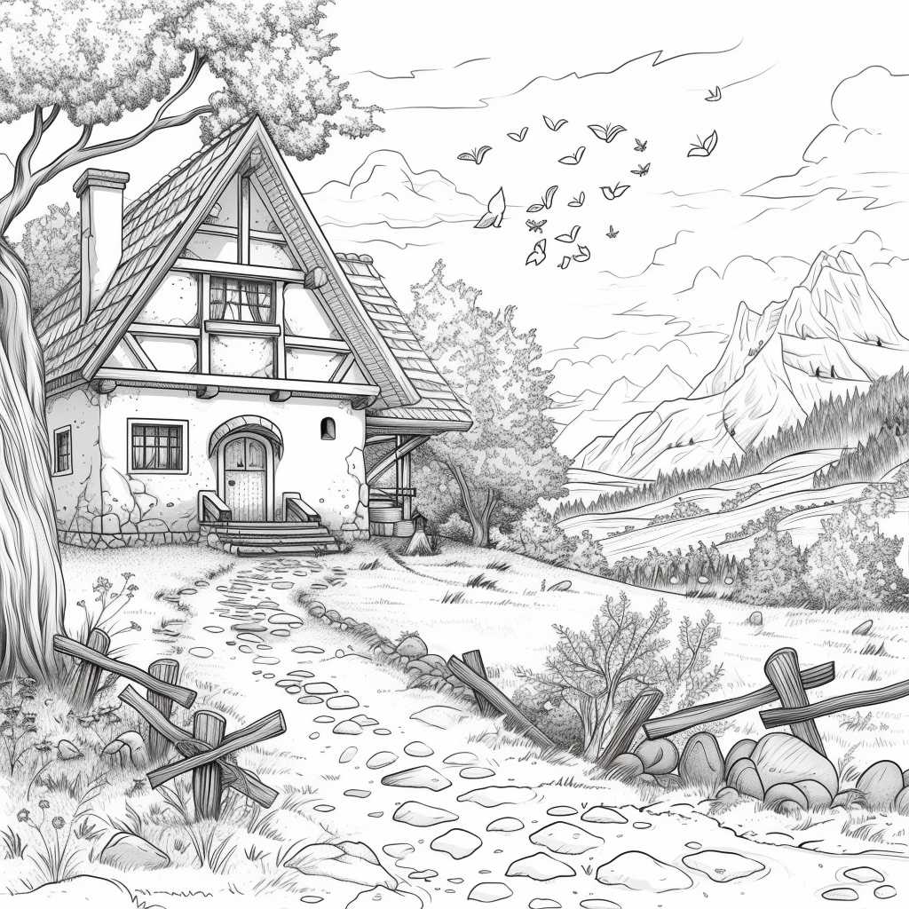 A Cozy Cottage in the Mountain Woods