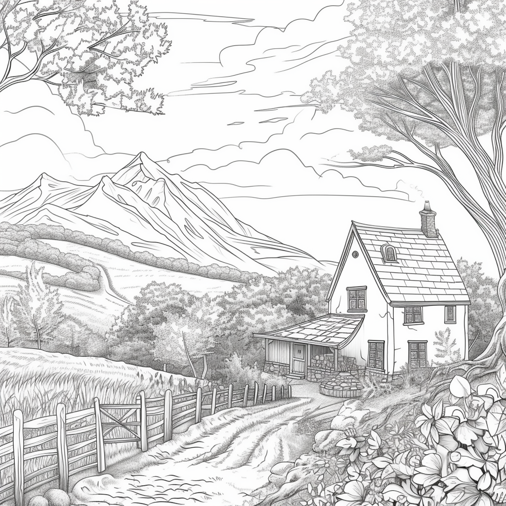 A Cozy Cottage in the Mountain Woods