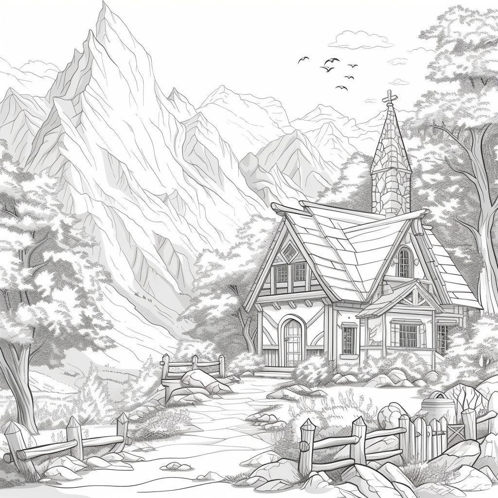 A Cozy Cottage in the Mountain Woods