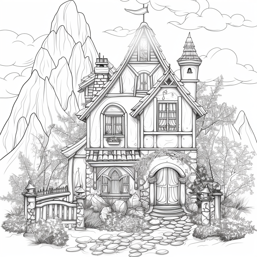A Cozy Cottage in the Mountain Woods