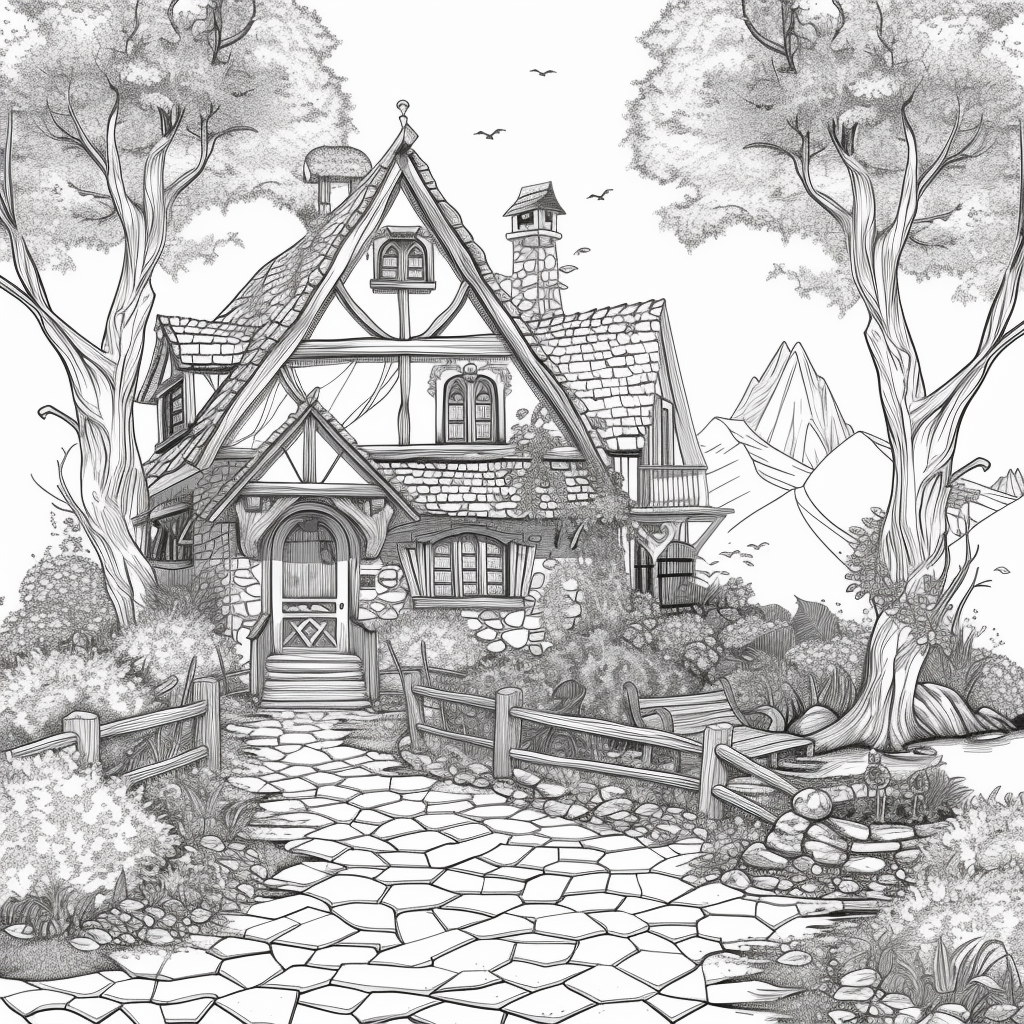 A Cozy Cottage in the Mountain Woods